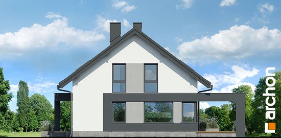 Проект дома Дом в сорго - 4 С мансардным этажом дома в Украине