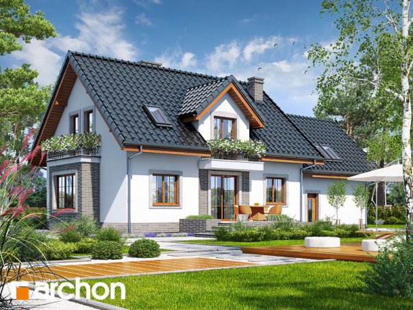 Проект дома Дом в вербенах 5 (Г2П) - 2 С мансардным этажом дома в Украине