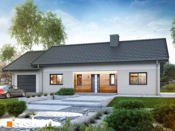 Проект дома Дом в овсянницах (Г) - 1 Одноэтажные дома в Украине