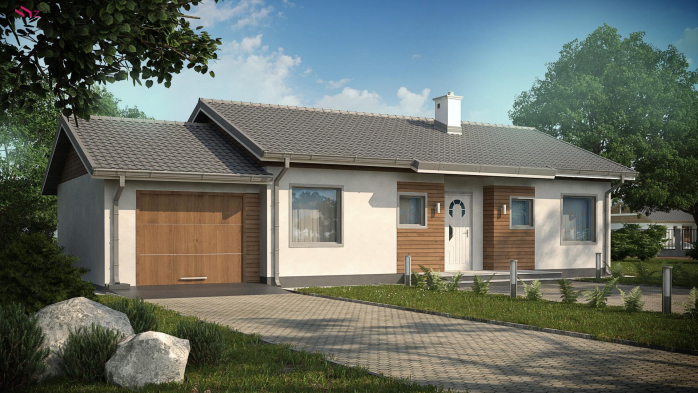 Проєкт будинку U7 L GL v1 - Одноповерхові дома в Україні