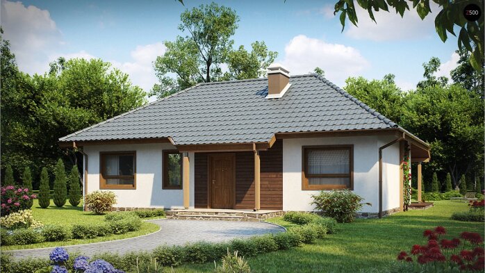 Проект дома U69 - 2 Одноэтажные дома в Украине