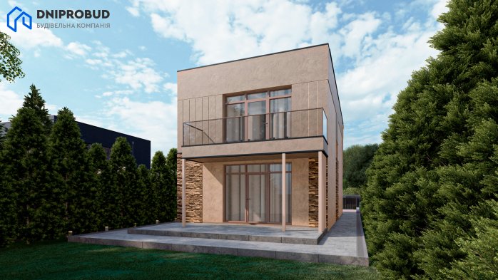 Проект дома Db 19 - 6 Двухэтажные дома в Украине