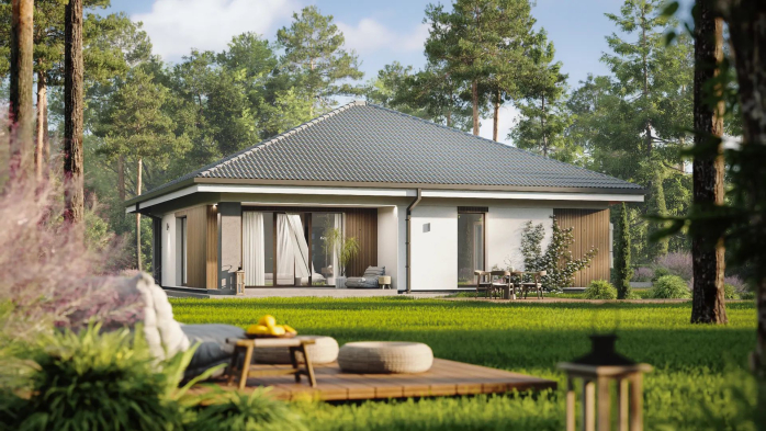 Проєкт будинку U521 v1 - Одноповерхові дома в Україні