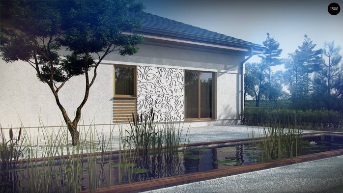 Проєкт будинку U51 - Одноповерхові дома в Україні