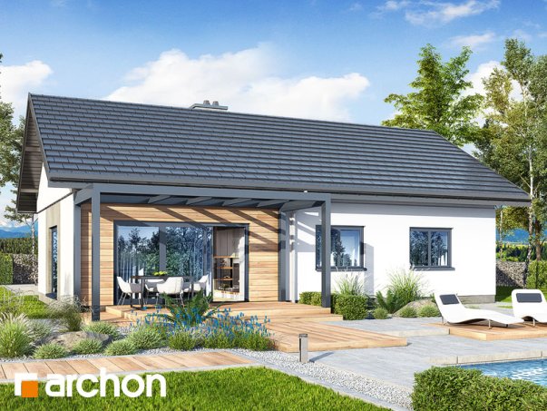 Проєкт будинку Будинок у вівсянниці 4 - Одноповерхові дома в Україні