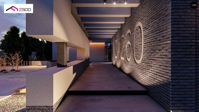 Проєкт будинку Ux260 - Одноповерхові дома в Україні