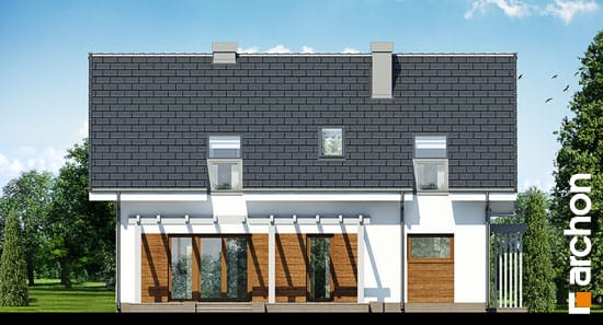 Проект дома Дом в лиметках вер.2 - 6 С мансардным этажом дома в Украине