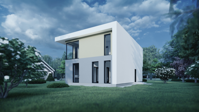 Проєкт будинку DBT 201 - Двоповерхові дома в Україні