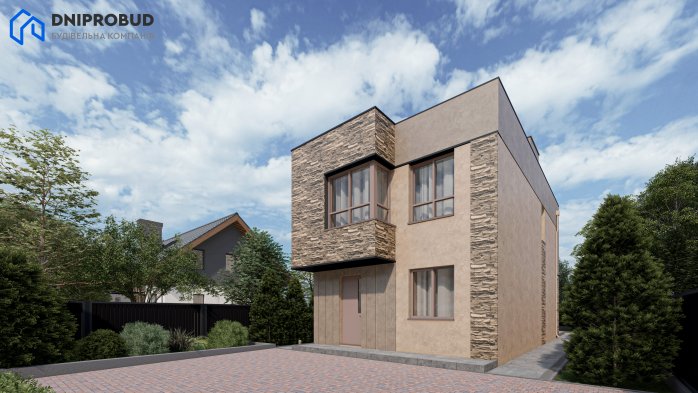 Проект дома Db 19 - 2 Двухэтажные дома в Украине