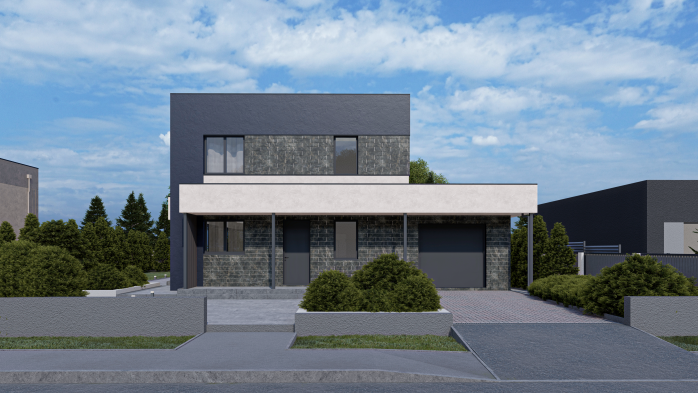 Проект дома Db 18 - 3 Двухэтажные дома в Украине