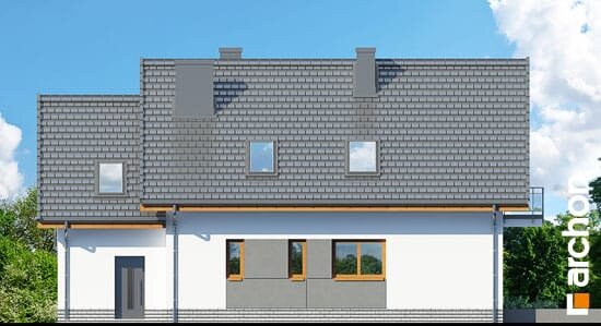 Проект дома Дом в рододендронах 16 - 6 С мансардным этажом дома в Украине