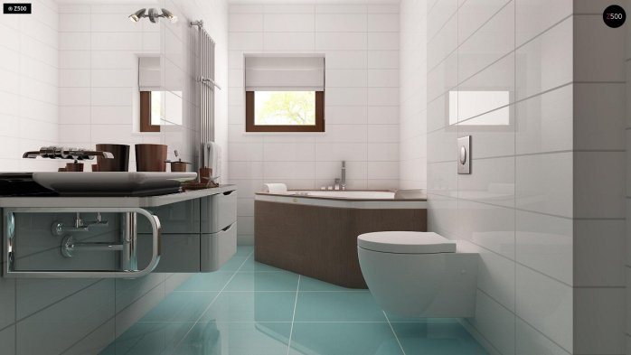 Проект дома U12 P GP - 13 С мансардным этажом дома в Украине