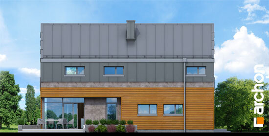 Проект дома Дом под ивой - 5 С мансардным этажом дома в Украине