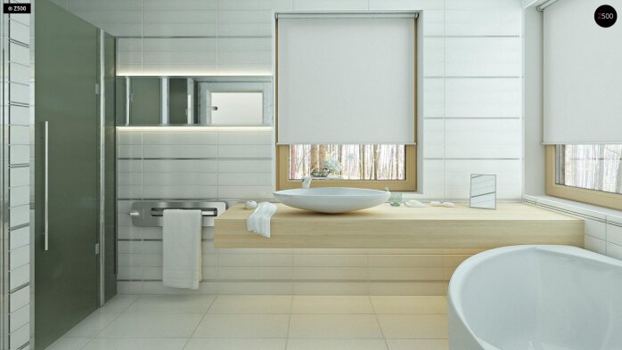 Проєкт будинку Ux47 - Двоповерхові дома в Україні