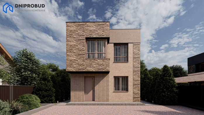 Проект дома Db 19 - 4 Двухэтажные дома в Украине