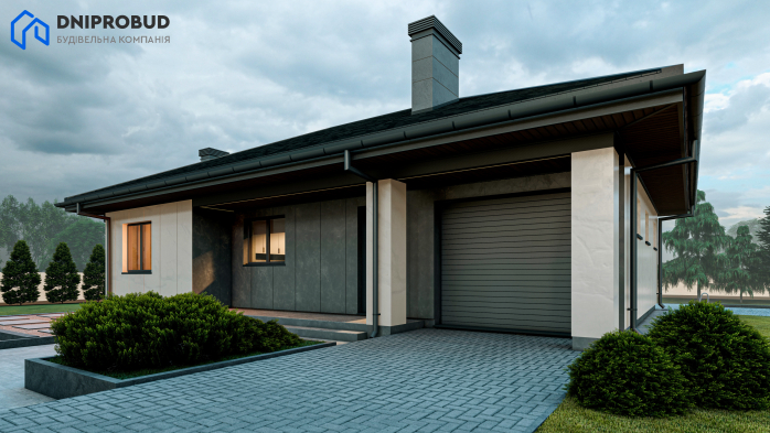 Проєкт будинку DB 54 - Одноповерхові дома в Україні