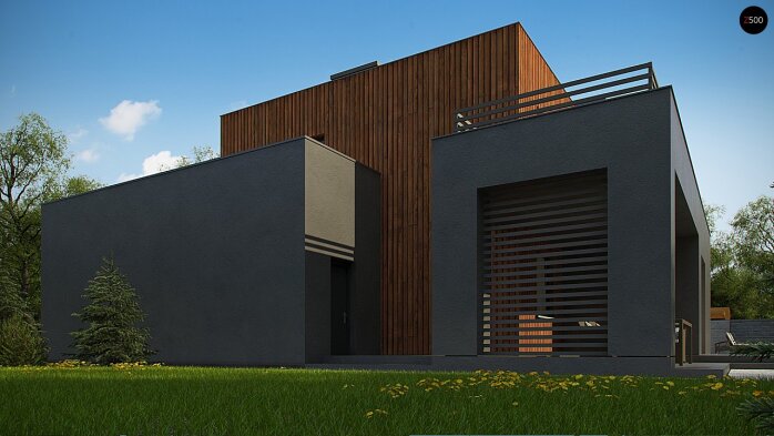 Проєкт будинку Ux74 - Двоповерхові дома в Україні