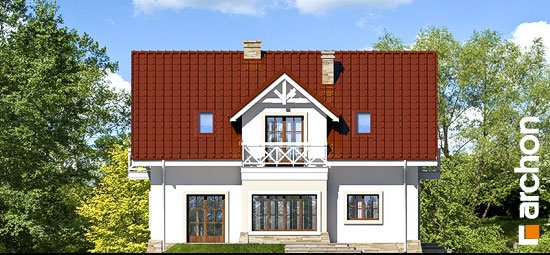 Проєкт будинку Будинок в орегано вер.2 - З мансардним поверхом дома в Україні