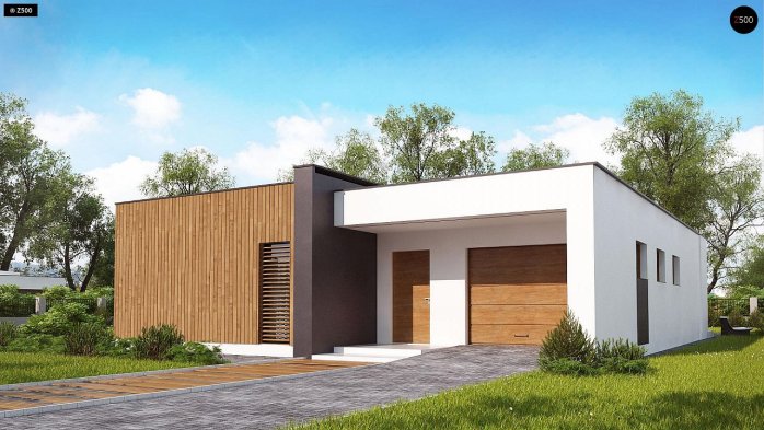 Проект дома Ux49 minus - 1 Одноэтажные дома в Украине