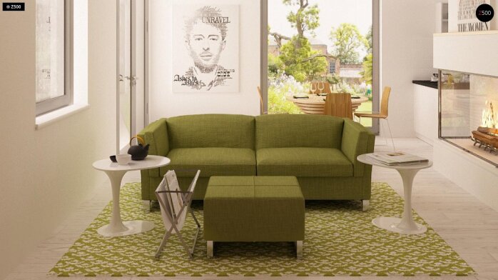 Проєкт будинку U126 - З мансардним поверхом дома в Україні