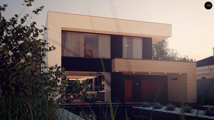 Проєкт будинку Ux123 - Двоповерхові дома в Україні