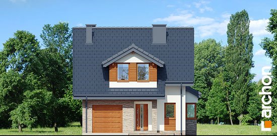 Проєкт будинку Будинок в кульбабах (Н) вер.3 - З мансардним поверхом дома в Україні