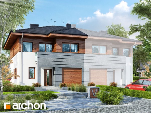 Проєкт будинку Вілла Юлія (Б) вер.3 - Двоповерхові дома в Україні