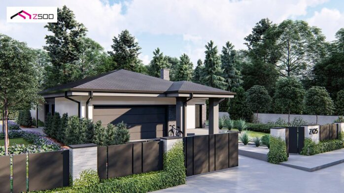 Проєкт будинку U425 - Одноповерхові дома в Україні