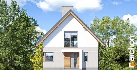 Проєкт будинку Будинок на пагорбі (Н) - З мансардним поверхом дома в Україні