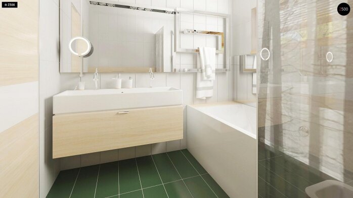 Проект дома Ux49 - 22 Одноэтажные дома в Украине