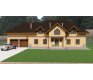 Проект дома Db 2 - 3 С мансардным этажом дома в Украине