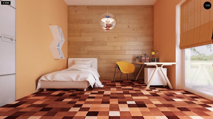 Проект дома Ux34 - 8 Одноэтажные дома в Украине