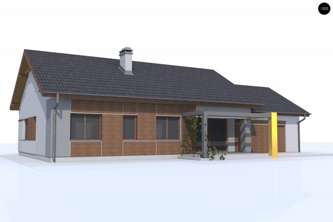 Проєкт будинку U287 GL2 - Одноповерхові дома в Україні