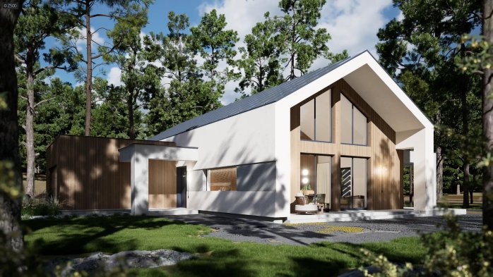 Проєкт будинку U579 - Одноповерхові дома в Україні