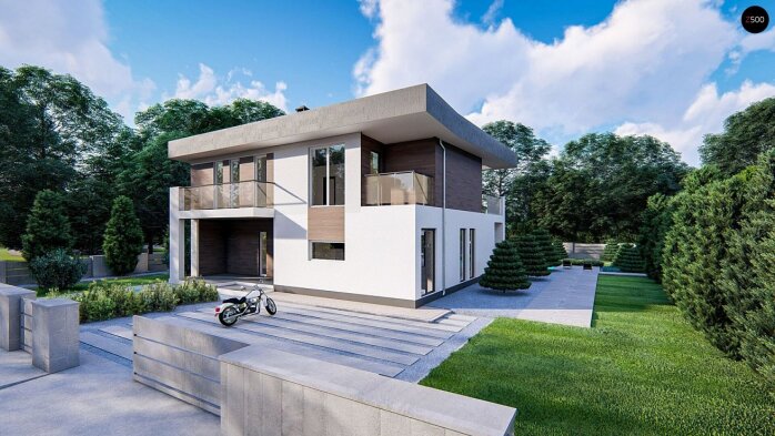 Проєкт будинку Uu22 - Двоповерхові дома в Україні