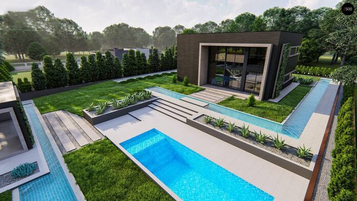 Проєкт будинку Ux85 - Двоповерхові дома в Україні