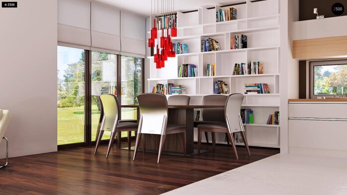 Проєкт будинку Ux50 - З мансардним поверхом дома в Україні