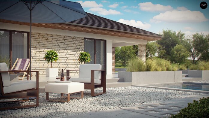 Проєкт будинку U301 S - Одноповерхові дома в Україні