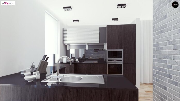 Проект дома Ux67 - 12 Одноэтажные дома в Украине