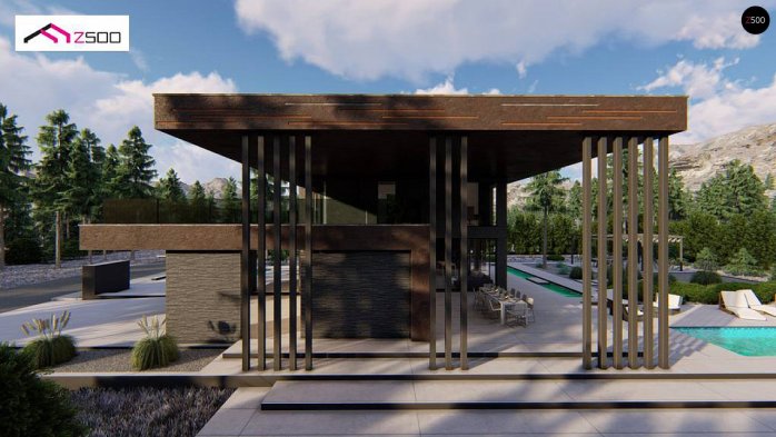 Проєкт будинку Ux167 - Двоповерхові дома в Україні