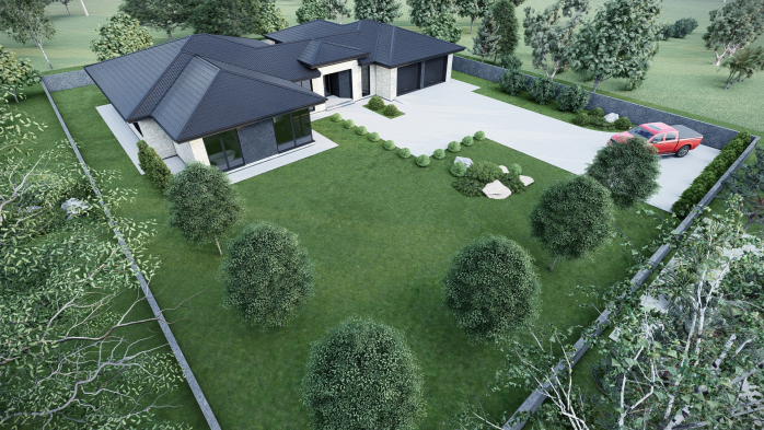 Проєкт будинку DBT 563 - Одноповерхові дома в Україні