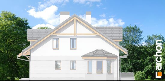 Проект дома Дом под гинко 2 вер.2 - 4 С мансардным этажом дома в Украине