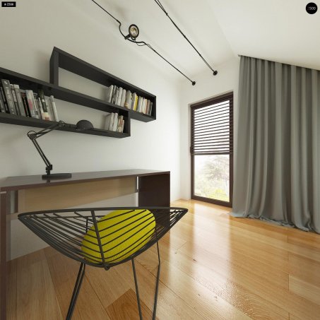 Проект дома U101 D GL - 19 С мансардным этажом дома в Украине