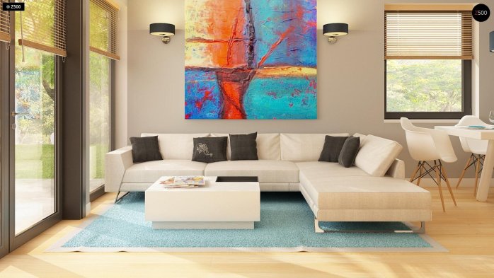 Проєкт будинку U24 - Одноповерхові дома в Україні