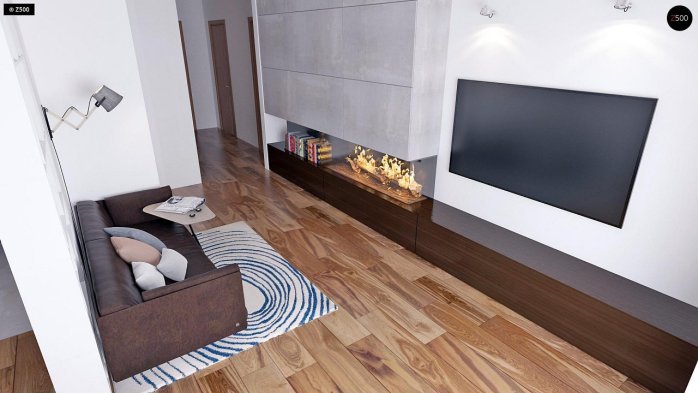 Проект дома U16 D 35 - 6 С мансардным этажом дома в Украине