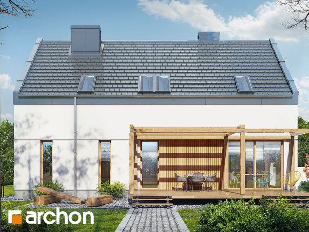 Проект дома Дом в журавках 8 - 2 С мансардным этажом дома в Украине