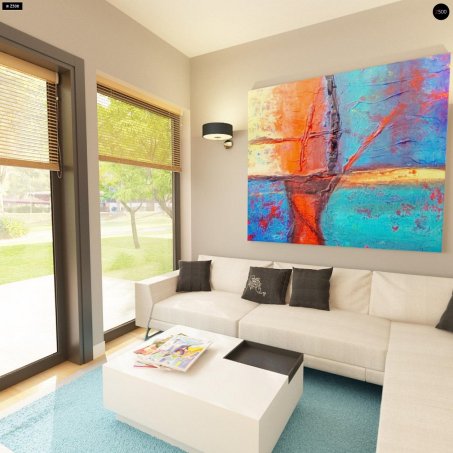 Проект дома U24 GL - 8 Одноэтажные дома в Украине