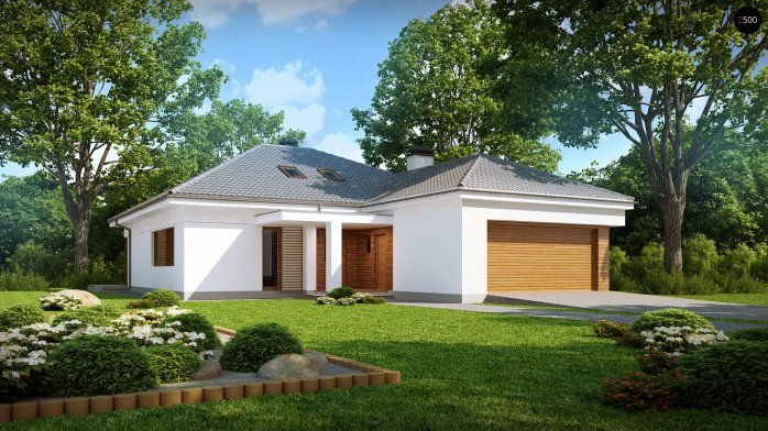 Проєкт будинку U206 - Одноповерхові дома в Україні