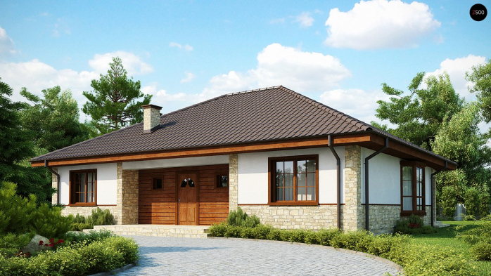 Проєкт будинку U10 S - Одноповерхові дома в Україні