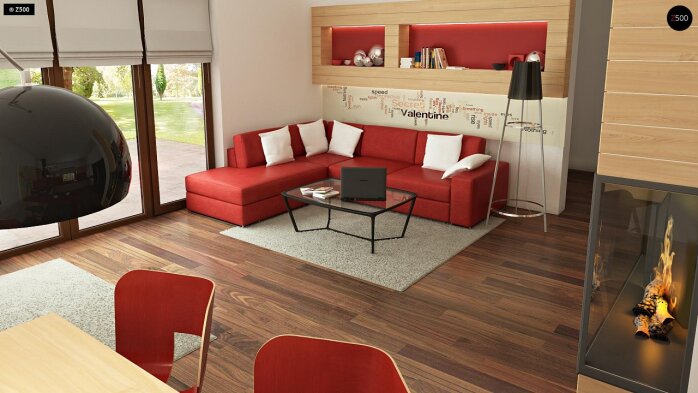 Проект дома U176 - 7 Одноэтажные дома в Украине